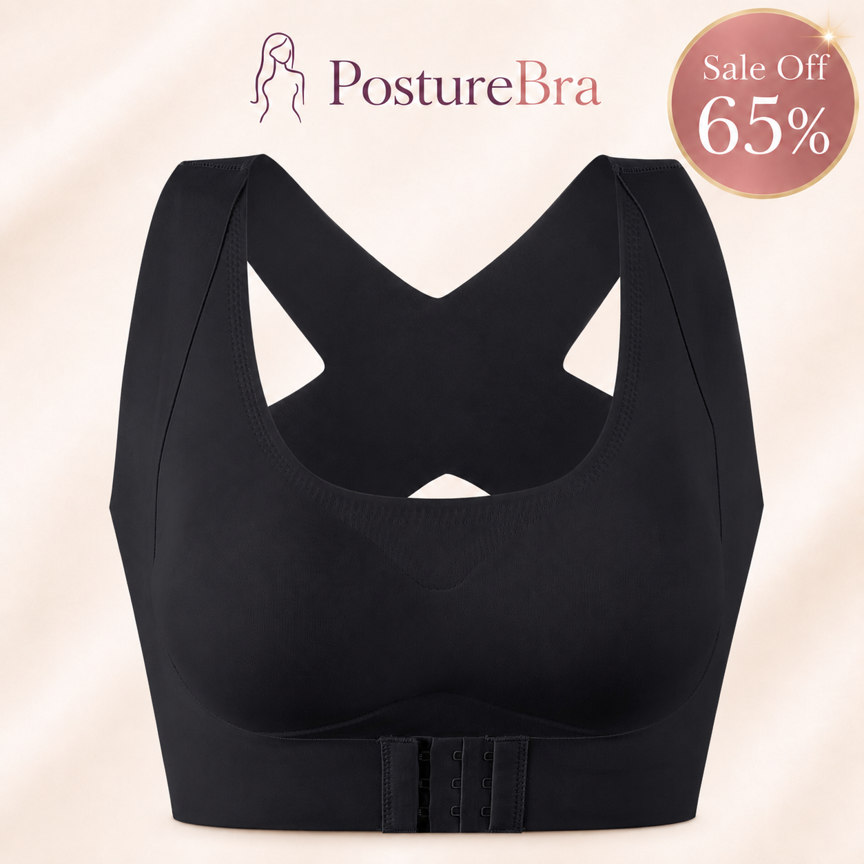 PostureBra - AlignCore Front-Closure Support Bra