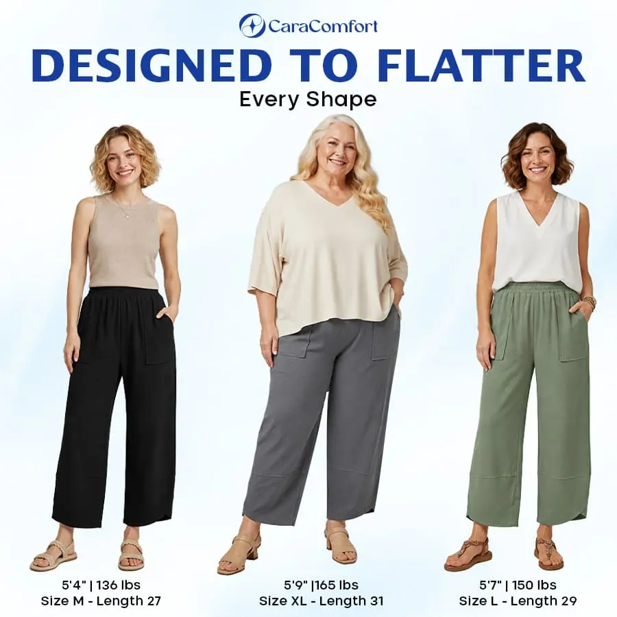 CaraComfort - Women's Ultra Stretch Soft Comfort Casual Pants