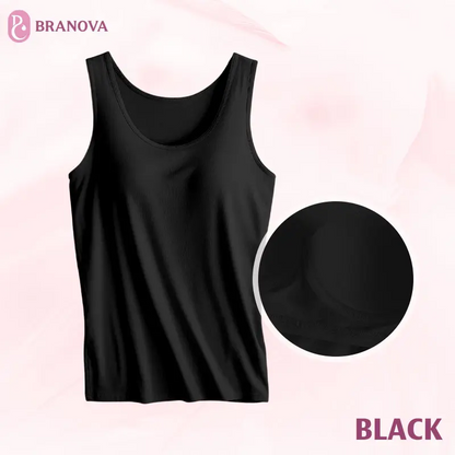 BraNova - Soft Built-In Bra Tank Top for Women