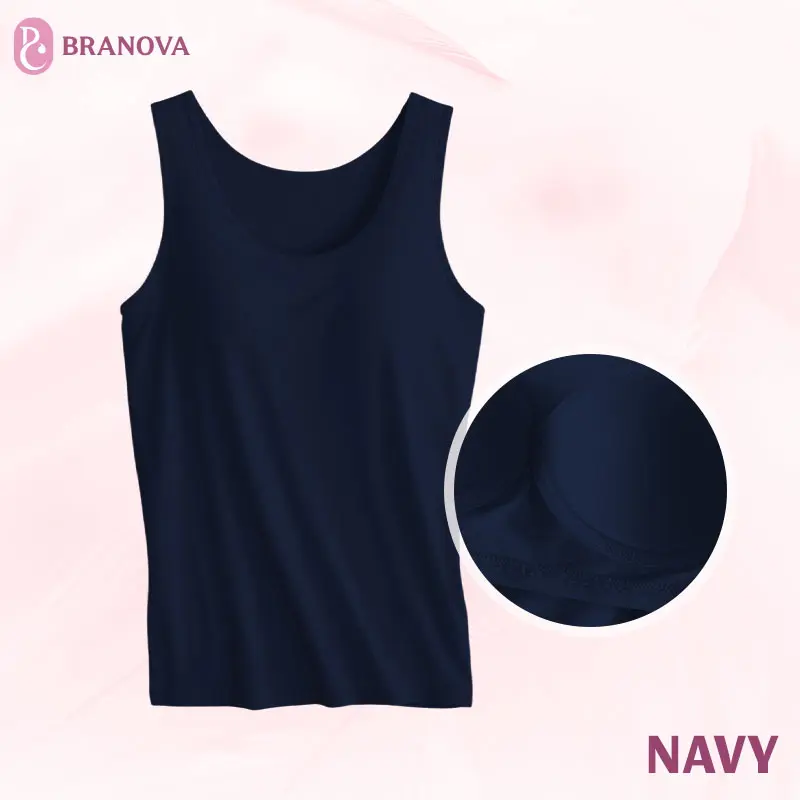 BraNova - Soft Built-In Bra Tank Top for Women
