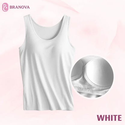 BraNova - Soft Built-In Bra Tank Top for Women