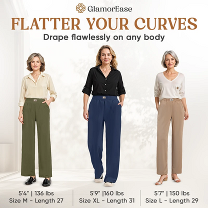 GlamorEase - Perfect Drape High Rise Pull-On Stretch Pants