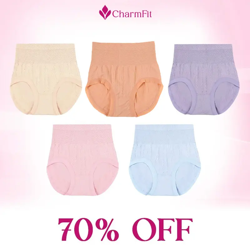 LenaCharm - CharmFit - Leakproof High-Waist Tummy-Control Butt-Lifting Panties