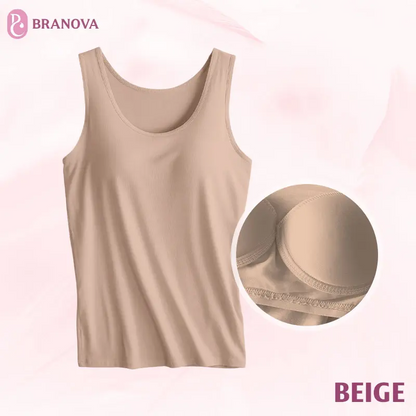 BraNova - Soft Built-In Bra Tank Top for Women
