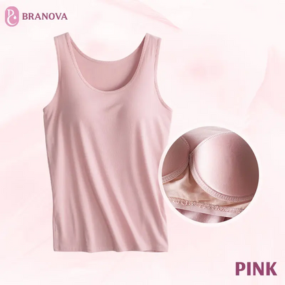BraNova - Soft Built-In Bra Tank Top for Women