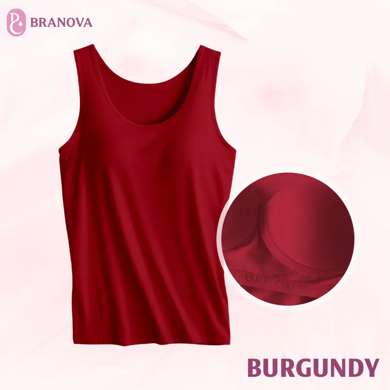 BraNova - Soft Built-In Bra Tank Top for Women