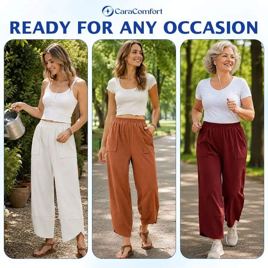 CaraComfort - Women's Ultra Stretch Soft Comfort Casual Pants