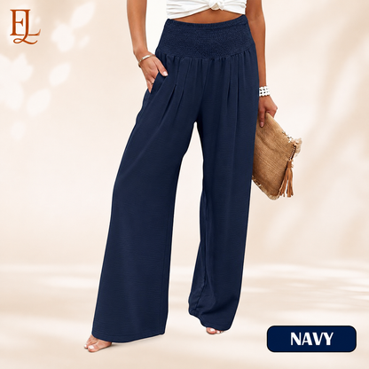 Elvara Lane - Women’s Comfy Wide-Leg Pants – Relaxed Fit, Light & Breezy