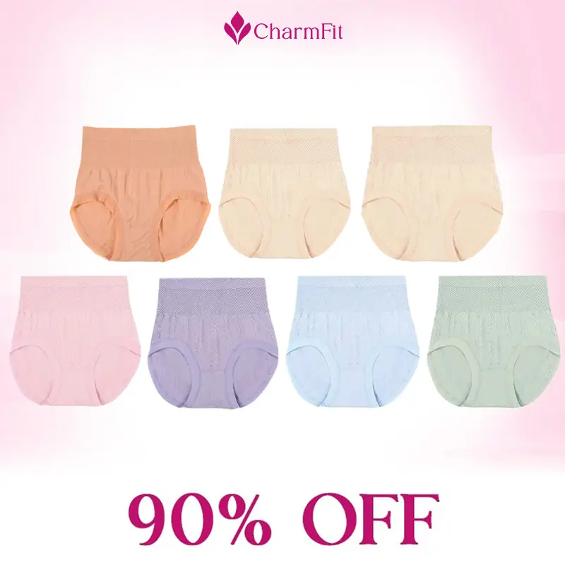 LenaCharm - CharmFit - Leakproof High-Waist Tummy-Control Butt-Lifting Panties