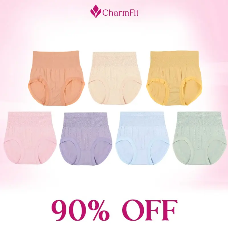 LenaCharm - CharmFit - Leakproof High-Waist Tummy-Control Butt-Lifting Panties