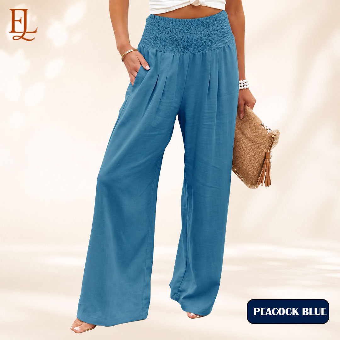 Elvara Lane - Women’s Comfy Wide-Leg Pants – Relaxed Fit, Light & Breezy