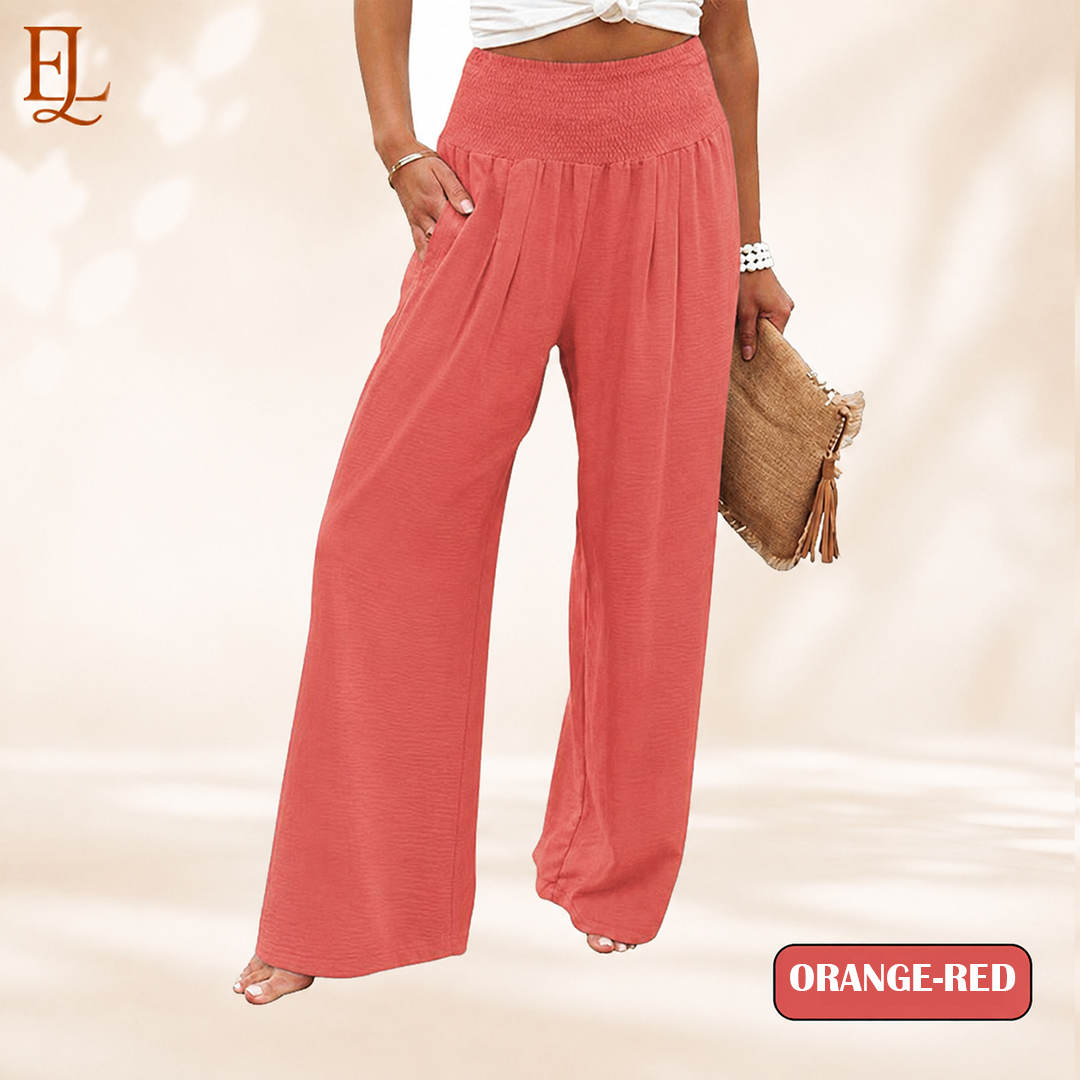 Elvara Lane - Women’s Comfy Wide-Leg Pants – Relaxed Fit, Light & Breezy