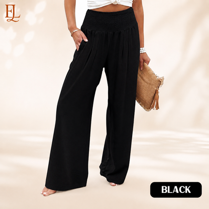 Elvara Lane - Women’s Comfy Wide-Leg Pants – Relaxed Fit, Light & Breezy