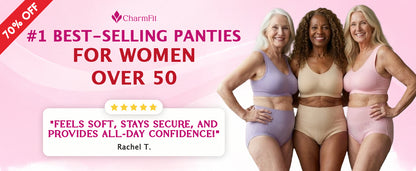 CharmFit - Leakproof High-Waist Tummy-Control Butt-Lifting Panties
