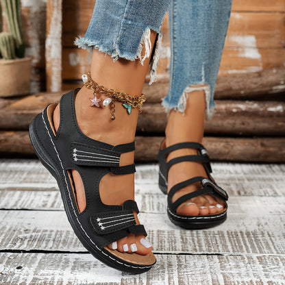 🔥Last Day Sale 60% OFF🔥Women's orthopedic sandals with thick, comfortable, and soft soles.