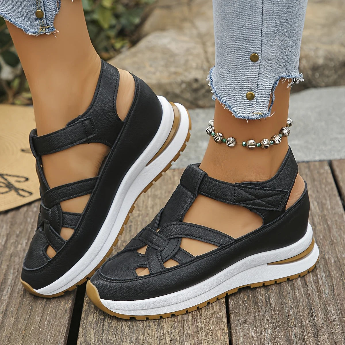 Orthopedic Platform Sandals – Walk Pain-Free & Look Taller Instantly