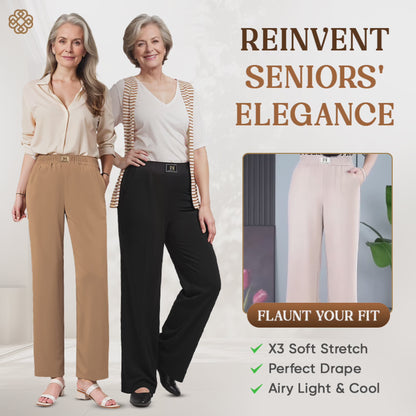 GlamorEase - Perfect Drape High Rise Pull-On Stretch Pants